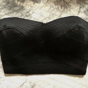 Express black bandage tube top